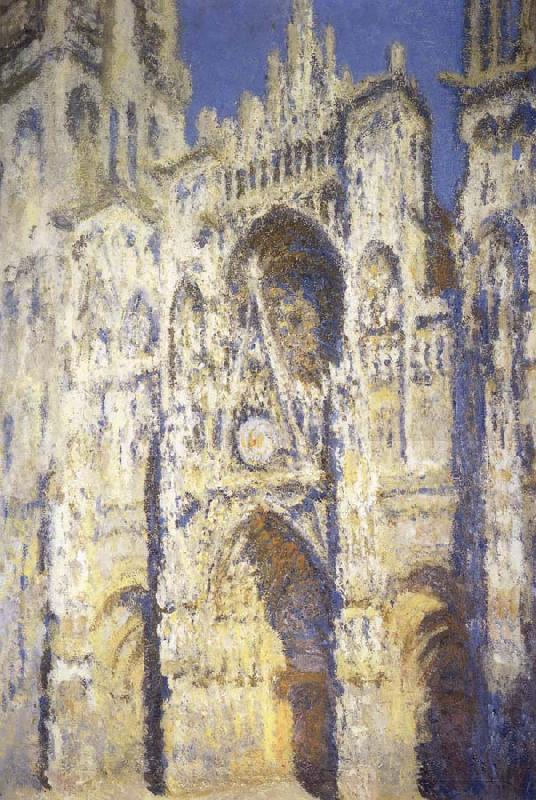 Claude Monet La Cathedrale de Rouen,Portrait et Tour d Albane France oil painting art